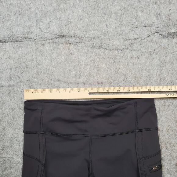 Lululemon Leggings Womens 6 Black Run Workout Gym 17" Athletic Stretch - Picture 2 of 9